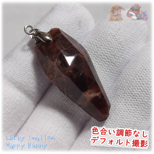 ◇ ” アトラス ” 天然 高品質 ガーネット ファセットカット ネックレス 