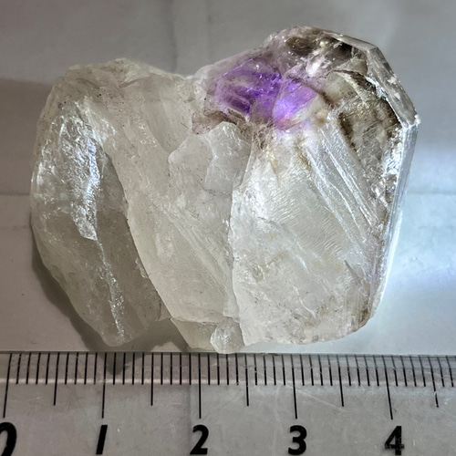 スモーキー アメジスト エレスチャル✨ 原石 ラフストーン 天然石 東洋