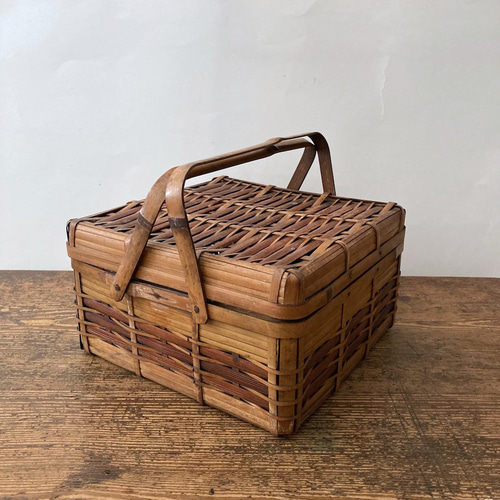 アンティーク ピクニックバスケット バスケット カゴ 【公式通販】