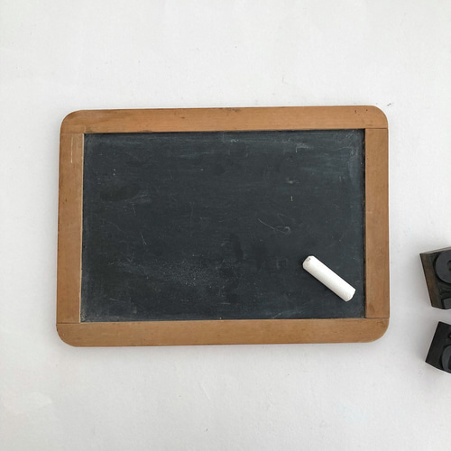 アンティークブラックボート 古い黒板 文具 グラフィック 石盤