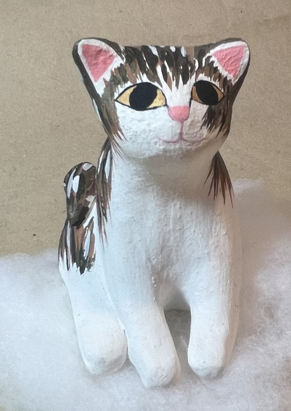 陶器で作った「たまごに入った猫ちゃん」 11枚目の画像