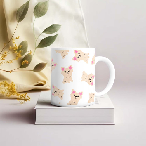 犬柄　マグカップ Amazon.co.jp: マグカップ コーヒーカップ 柴犬 犬柄 ハンドル