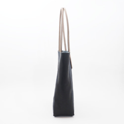 &lt;立即交納&gt;hoso ude tote#yoko(blue/black/gray)/牛皮/vegetable tan 第4張的照片