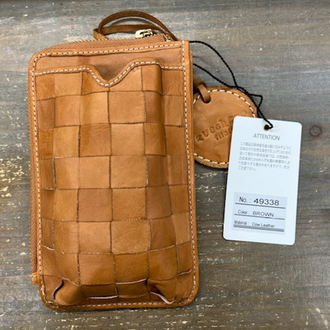最後の1点...zucchero カウレザーメッシュ2wayポシェットNo.49338 COL.40