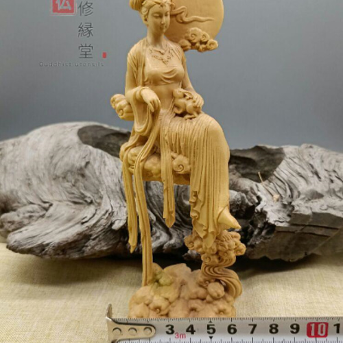 天馬中国　玉石彫刻　天女像　人物像　置物　V　R8341 天馬様 専用中国 玉石彫刻 天女像 人物像 置物 V R8341