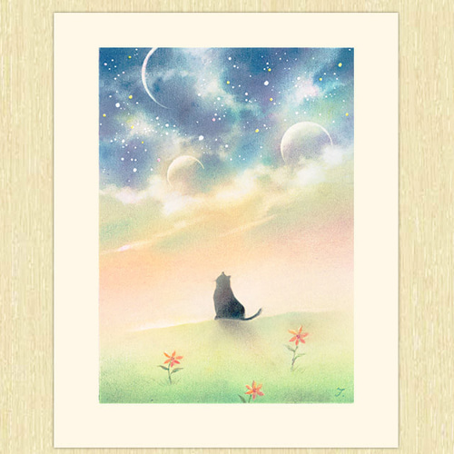パステル画 原画作品 ～Tomorrow～ (額装品) 【送料無料】 絵画