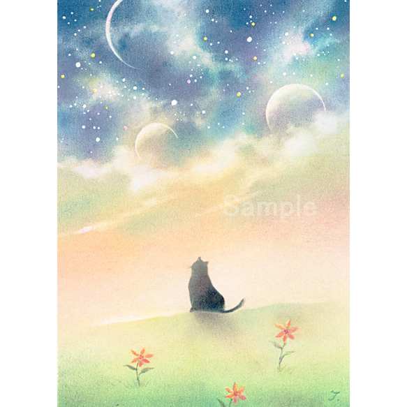 パステル画 原画作品 ～Tomorrow～ (額装品) 【送料無料】 絵画