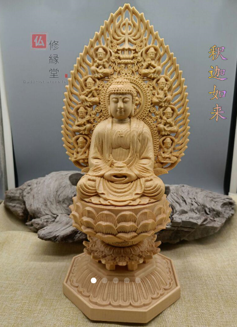 仏教美術  釈迦牟尼仏　鍍金仏　古銅　座像，東洋彫刻 木箱 XG3-10 仏教美術 釈迦牟尼仏 鍍金仏 古銅 座像，東洋彫刻 木箱 XG3-10