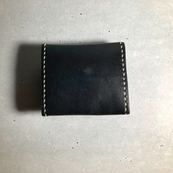 こっくりシルエットなコインケース【あなたのための手縫い】 wiviwボックスコインケース 5枚目の画像