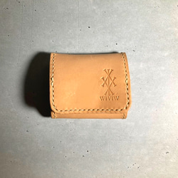こっくりシルエットなコインケース【あなたのための手縫い】 wiviwボックスコインケース 9枚目の画像