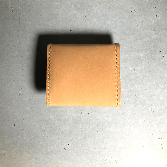 こっくりシルエットなコインケース【あなたのための手縫い】 wiviwボックスコインケース 10枚目の画像
