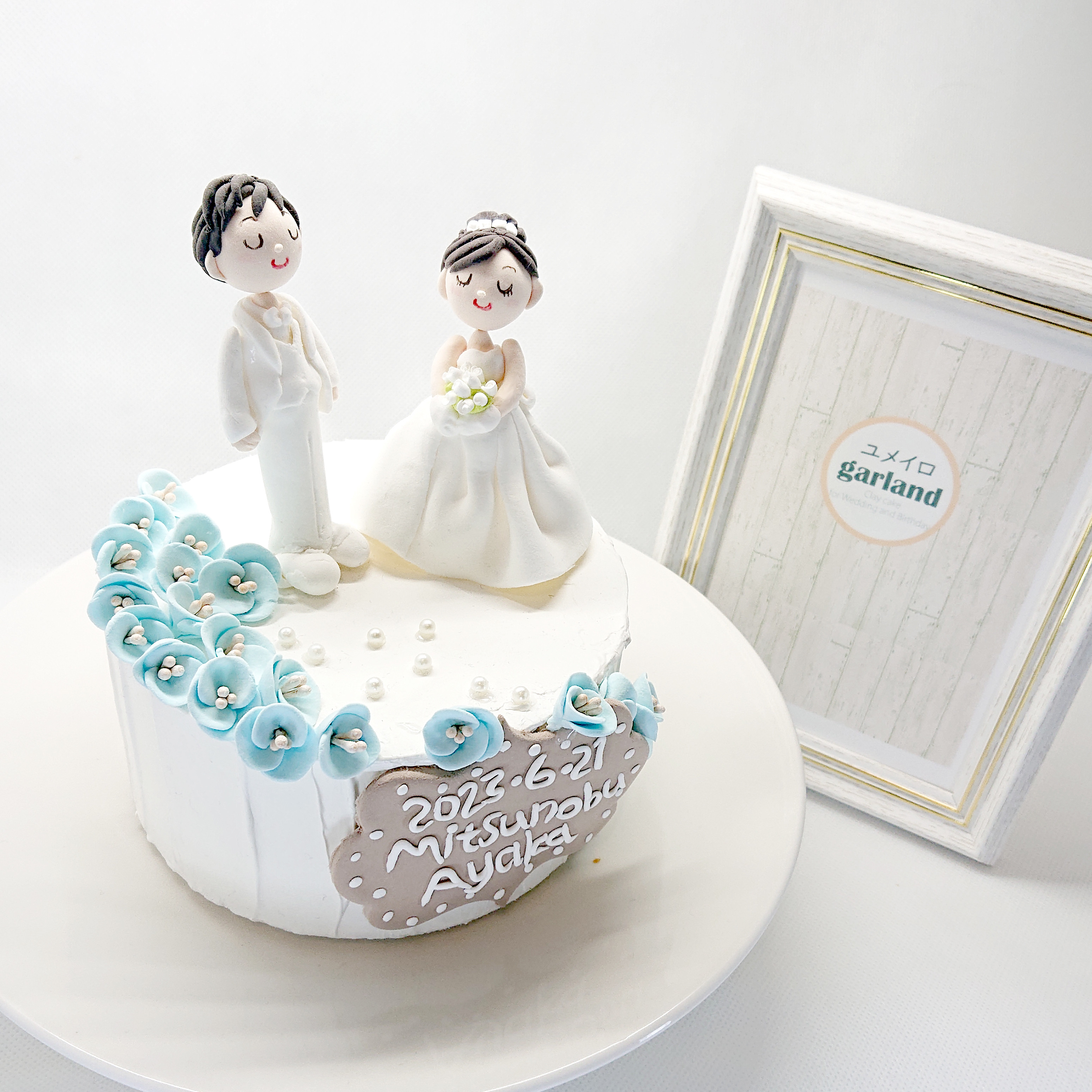 ☆SALE！☆ウェディングフェイクケーキ ウェルカムボード ユメイロ