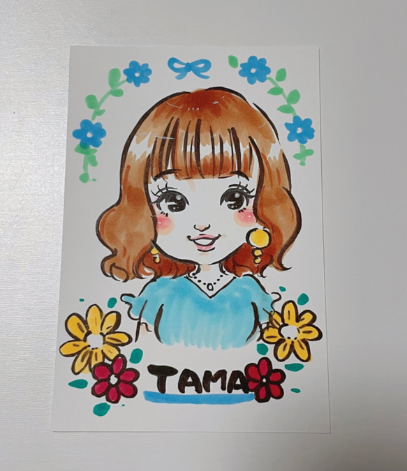 がちゃみ似顔絵 町の竹屋さん専用商品 イラスト natsumike 通販 15279013｜Creema