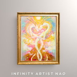 ◉一点物・再販不可】龍の絵「永遠無限の幸せ」リビング 玄関 絵画