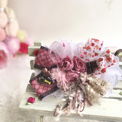 Honey様★専用　トリミングチョーカー　バレンタイン　クリスマス　花　飾　撮影 42c030f6328af06f7093819547784c