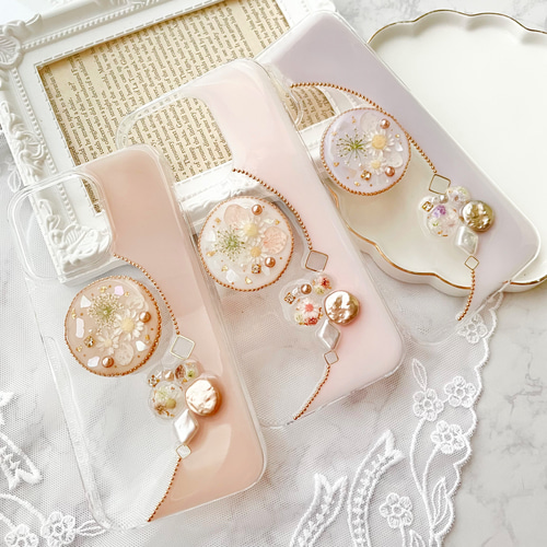 押し花 スマホグリップ❁✿  オーダーページ 押し花 スマホグリップ❁✿ オーダーページ iPhone、Android☆押し花