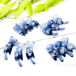 雪追っかけねこのバッグチャーム 9枚目の画像