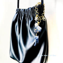 雪追っかけねこのバッグチャーム 6枚目の画像