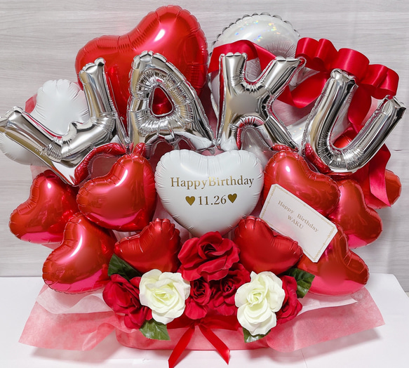 おむつケーキ　バルーンギフト　バルーンアレンジ　バルーンブーケ　誕生日　生誕祭　結婚祝い　記念日　オーダーページ TravisJapan