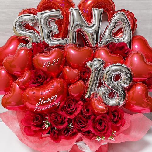 おむつケーキ バルーンギフト バルーンアレンジ バルーンブーケ 誕生日