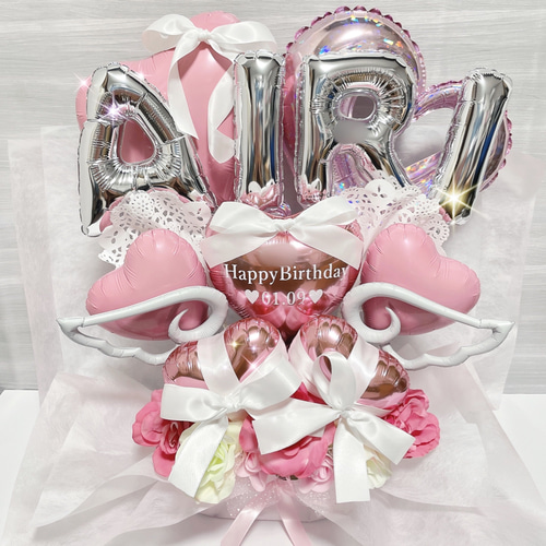 おむつケーキ バルーンギフト バルーンアレンジ バルーンブーケ 誕生日