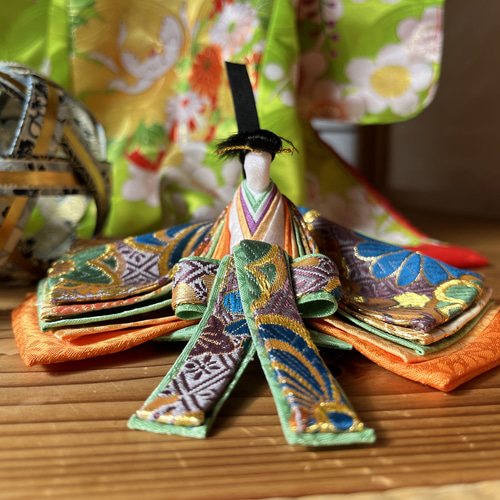 お雛様 雛人形 ひな祭り 着物 古布 正絹 ハンドメイド ひな人形