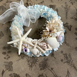 NEW新作★海色リースA☆マリンリース★ブルーリース 6枚目の画像