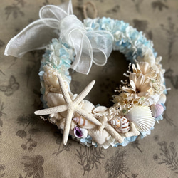 NEW新作★海色リースA☆マリンリース★ブルーリース 4枚目の画像