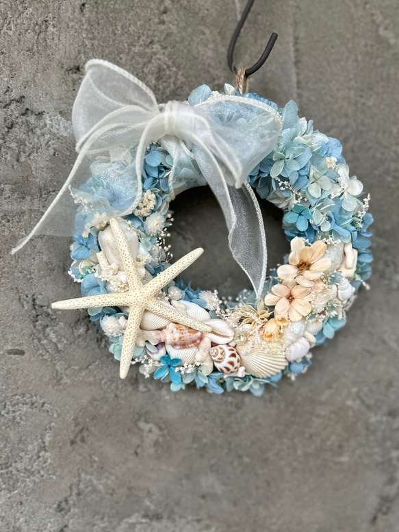 NEW新作★海色リースA☆マリンリース★ブルーリース 11枚目の画像