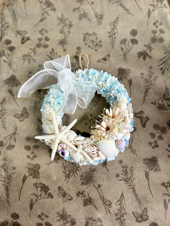 NEW新作★海色リースA☆マリンリース★ブルーリース 5枚目の画像