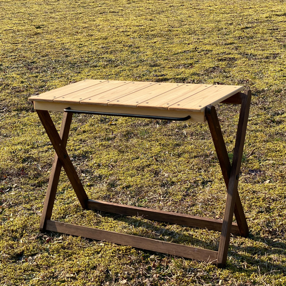 軽くて持ち運び簡単 サイドテーブル　キャンプ　アウトドア 1枚目の画像