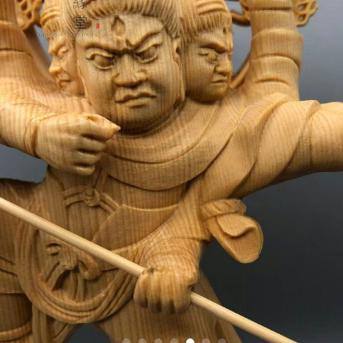 最高級 木彫り 仏像 摩利支天立像 一刀彫 天然木檜材 彫刻 仏教 最高級 木彫り 仏像 摩利支天立像 一刀彫 天然木檜材 彫刻 仏教