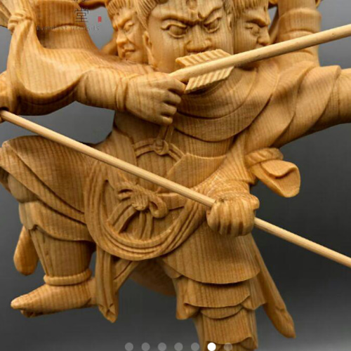 最高級 木彫り 仏像 摩利支天立像 一刀彫 天然木檜材 彫刻 仏教 最高級 木彫り 仏像 摩利支天立像 一刀彫 天然木檜材 彫刻 仏教