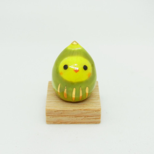 新作！まめだるま（ひよこ） 立体・オブジェ やまざきじんこ