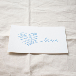 バレンタイン メッセージカード ポストカード ハート love インテリア 雑貨 ホワイトデー ポスター 4枚目の画像