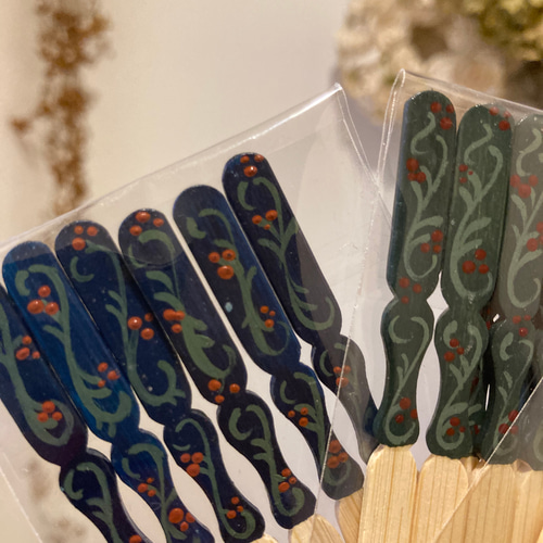 sale 手描き スティック 26本 ヨーロピアンペインティング ピック