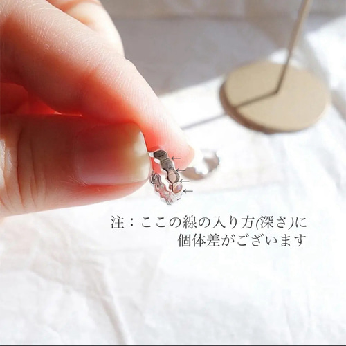 新作 シンプル 2カラー お洒落 18K 大人女子 繊細 波波 ギザギザ