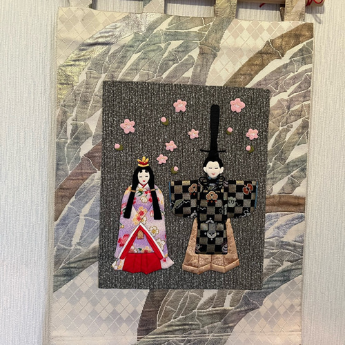 ミニ着物  タペストリー 雛飾り ミニ着物 タペストリー 雛飾り