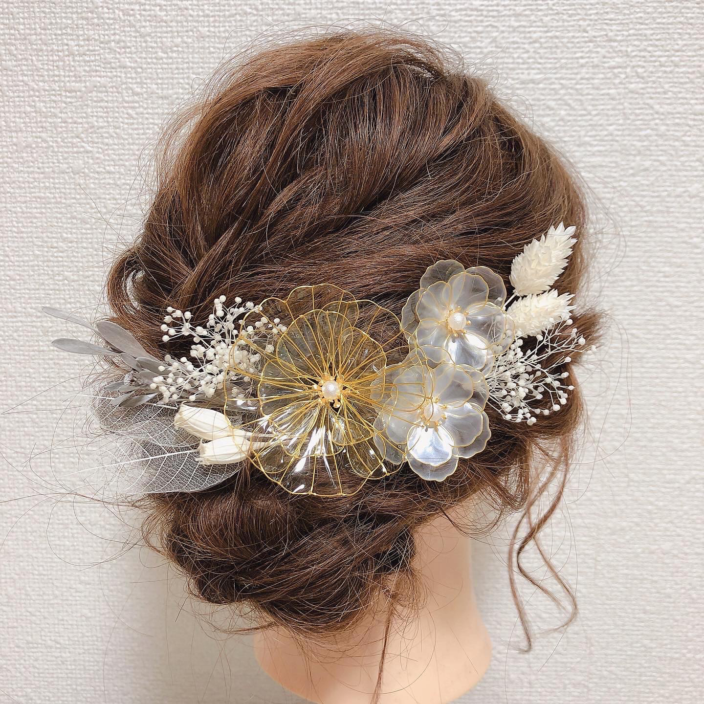 ✳︎ホワイト･クリアmix✳︎ドライフラワー