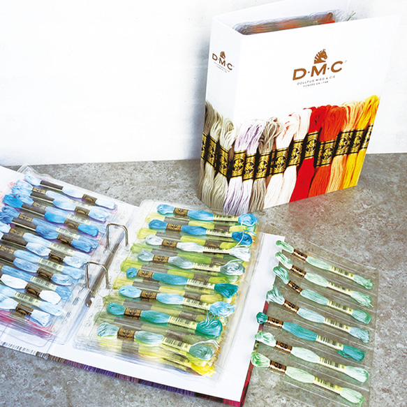 新入荷！お洒落なバインダーに入った刺しゅう糸！『DMC社　25番糸　スペシャル3種セット』～全色500色セット～ 計165色各1本