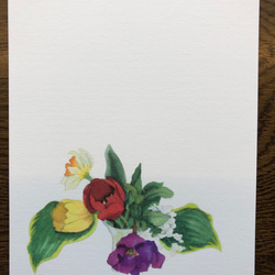 花の水彩画・絵はがきシリーズ5 5枚目の画像
