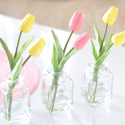 ユリ　チューリップ　菜の花　アメリカンフラワー　ディップフラワー a45b4a238b8b3e1dc0bc7566b707d5