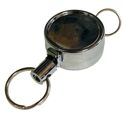 リールキーホルダー単品（二重リング付き） 金具・チェーン