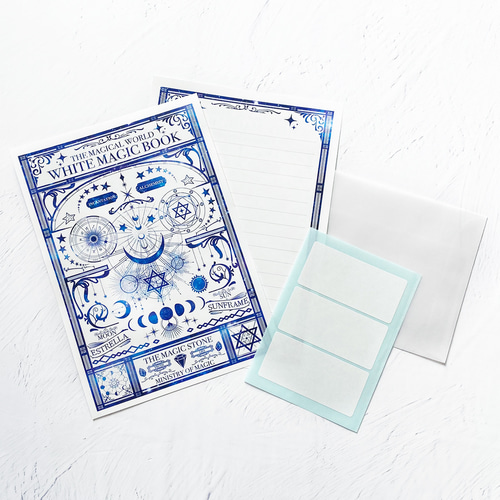 【新品未使用】リボーン レターセット 架空の魔導書