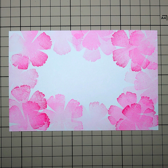 消しゴムはんこ「さくら・桜‣サクラ」5個セット 4枚目の画像