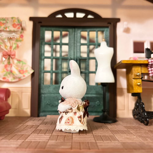 シルバニア＊スイーツワンピース＊赤ちゃんサイズ おもちゃ・人形