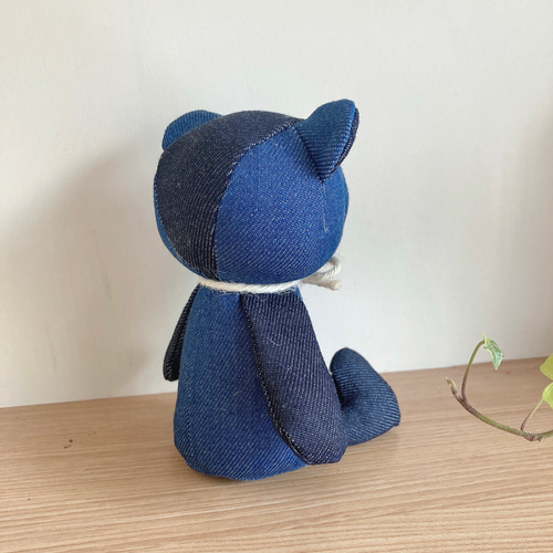 受注制作】デニムのくまちゃん ぬいぐるみ kohana 通販 15283271