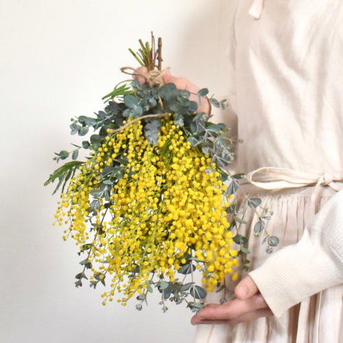 特集掲載｜春限定】ミモザスワッグ｜暮らしに馴染む春の贈りもの