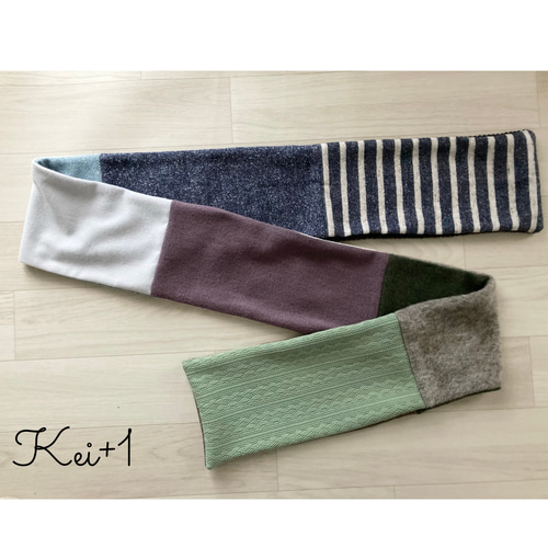 ラスト1点！ウィンターセレクト⚪︎◯パッチワークロング