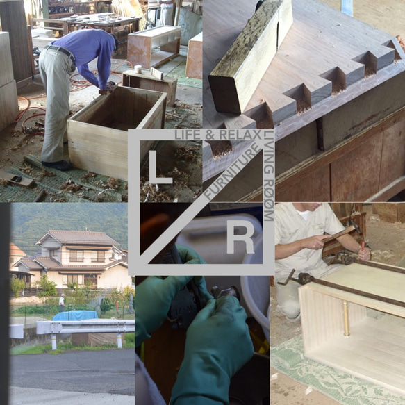 受注生産 職人手作り コースター 鍋敷き 無垢材 天然木 キッチン ギフト インテリア ギフト 木製 北欧 LR2018 6枚目の画像